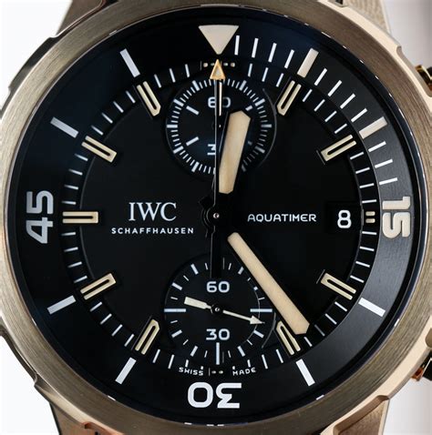 iwc darwin bronze|iwc reference 3519.